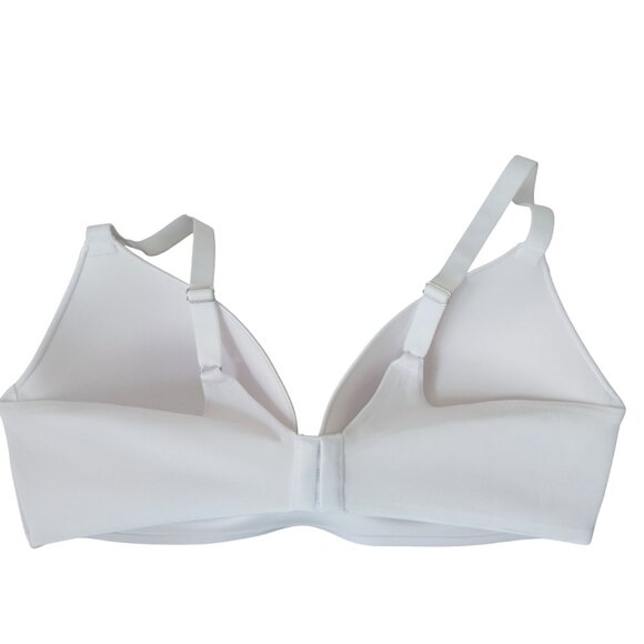 Underoutfit The Satin Grace 3D Molded White Bra New with Tags Size XL Style 1258 - Picture 13 of 14